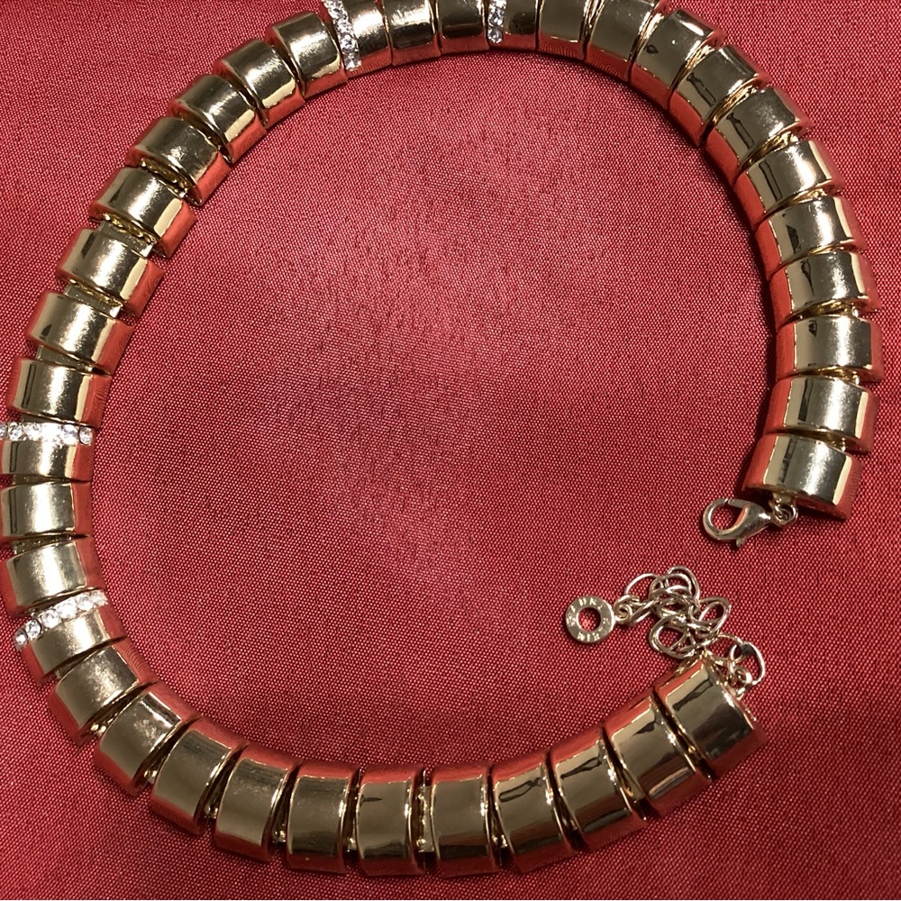 Gold-Tone Beaded Choker Necklace - Women's Jewelry